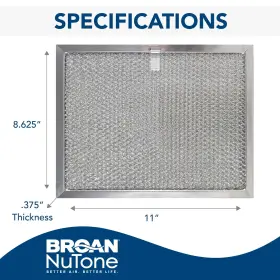 026715031368 BROAN-NUTONE Hood Kitchen Exhaust Grease Filter #2