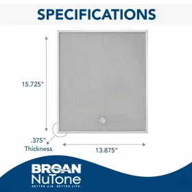 026715236824 BROAN-NUTONE Micro Mesh Grease Filters Ho #2