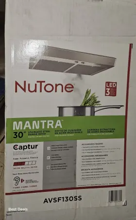 AVSF130SS BROAN-NUTONE Mantra Convertible Cabinet Hood Light