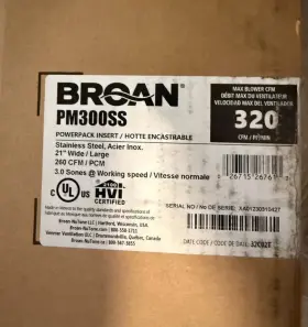 PM30OSS BROAN Hood