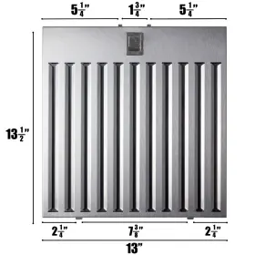 BV-RH-801 BV Hood Steel Filter #2