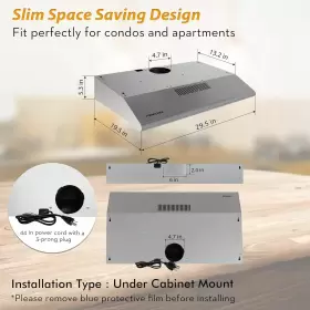 782948514121 CHT WHOLESALE LLC Firegas Cabinet Hood Ducted #2