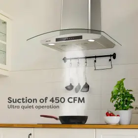 CAS75502 CIARRA Hood Cfm Suction Power