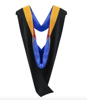 060674276502 CLERKMANS Unisex Graduation Hood Bachelors