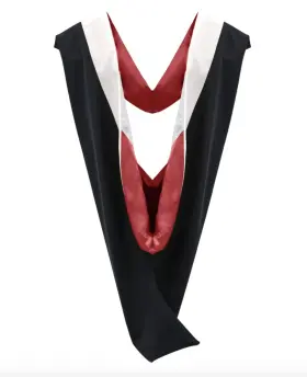 060674276526 CLERKMANS Unisex Graduation Hood Bachelors