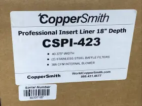 CSPI423 COPPERSMITH Liner Blower Hood #2