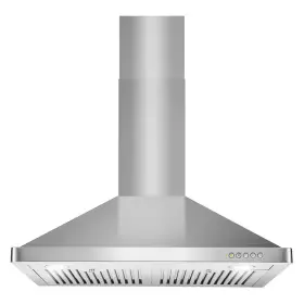 Cosmo 445009099076 30 Inch Vista Collection 380 Cfm Ducted Wall Mount Range Hood Button Controls L