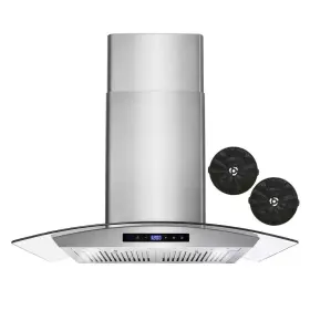 726084361249 COSMO Vista Cfm Ductless Wall Mount Hood Touch