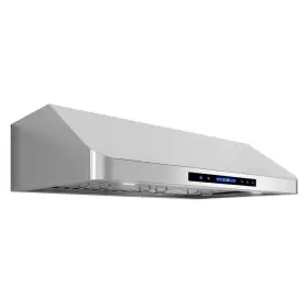 COSQS90 COSMO Cabinet Hood Touch Display Led Light Steel #2