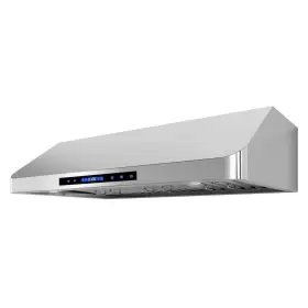 COSQS90 COSMO Cabinet Hood Touch Display Led Light Steel #3