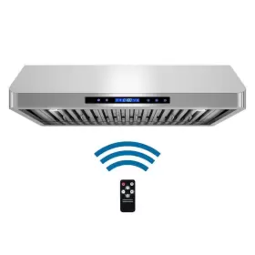COSQS90 COSMO Cabinet Hood Touch Display Led Light Steel