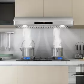 FP10731US-SL COSTWAY Cabinet Hood Cfm Kitchen Vent Remote Fan #2