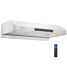 HCST10079 COSTWAY Cfm Cabinet Hood Collector Fan Speeds Timer