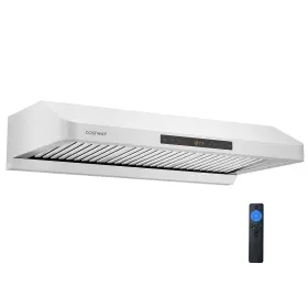 HCST10154 COSTWAY Cabinet Hood Collector Fan Speeds Touch