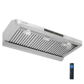 US-2HCST10154 COSTWAY Cabinet Hood Collector Fan Speeds Touch