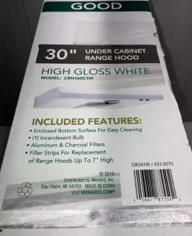 CRH160C1W CRITERION Cabinet Hood Vented Box #3