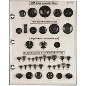SB0405 DISCO Hood Clips Sample Board