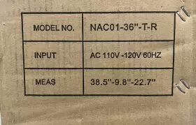 NAC01-36 EKON KITCHEN EXPERT Elon Cabinet Hood Cfm Steel Vent #3