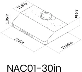 NAB01-30 EKON Hood Touch Panel Control #3