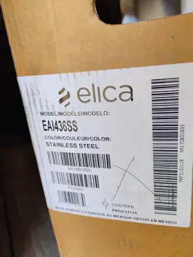 EAI436SS ELICA Hood #3