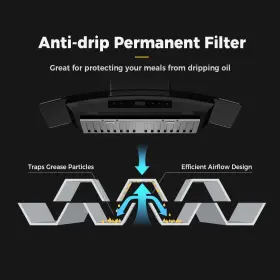 30RH06 EMPAVA Wall Mount Hood Ducted Ductless Filter #3
