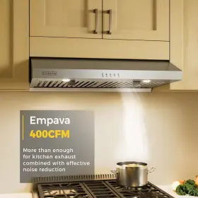 709402277972 EMPAVA Cfm Ultra Ducted Cabinet Hood Steel #3