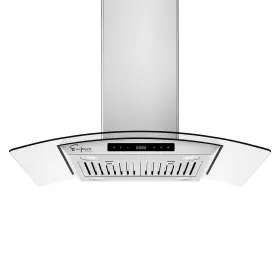 709402278009 EMPAVA Ducted Ductless Island Hood Exhaust Steel