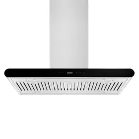 709402278016 EMPAVA Ducted Ductless Island Hood Exhaust Steel