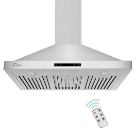 EMPV-30RH03 EMPAVA Cfm Ducted Wall Mount Hood Steel Led Perm