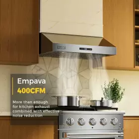EMPV-30RH07 EMPAVA Kitchen Hood Cabinet Ducted Touchpad Steel #2