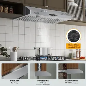 EMPV-30RH16F EMPAVA Cfm Etl Ductless Cabinet Hood #2