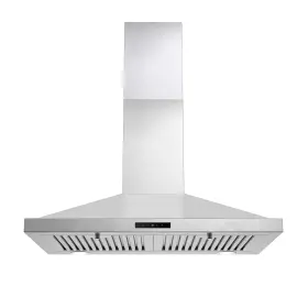 Envelor Gsg-usgd1775bck 30in Wall Mount Range Hood 450 Cfm Touch Control Baffle Filter Ss Led