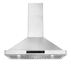 794677452247 EVERKITCH Wall Mount Hood Motor Steel Vent Hoo