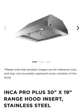 INPL3019SSNB-B FABER Fabre Inca Pro Hood Steel