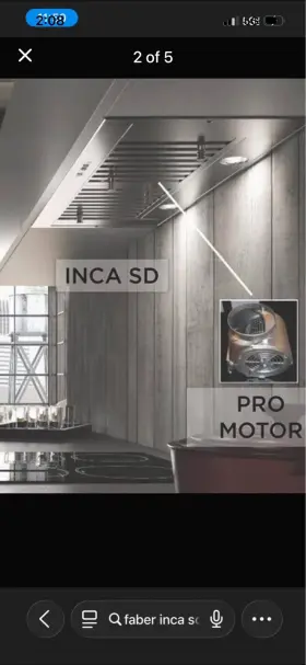 Faber Insd35ssv Inca Sd 35 Inch Stainless Steel Insert Range Hood Pro Blower Baffle Filter Led