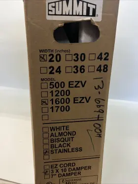 1600-EZV FELIX STORCH SUMMIT APPLIANCE Convertible Hood #3