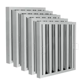 768534729360 FICBXRA Steel Kitchen Hood Filter Baffle Grease