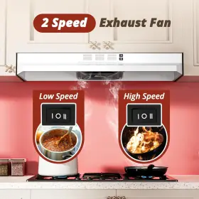 FGS-UWF39A590AC FIREGAS Hood Cabinet Ducted Ductless Kitchen #2