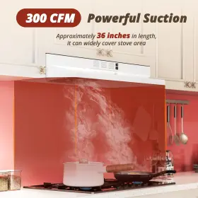 FGS-UWF39A590AC FIREGAS Hood Cabinet Ducted Ductless Kitchen #3