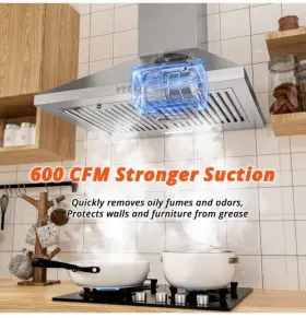 FGS-USD08G60AC FIREGAS Hood Cfm Kitchen Ducted Ductless #2