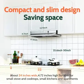 FGS-USF39A560AC FIREGAS Hood Cabinet Ducted Ductless Kit #2