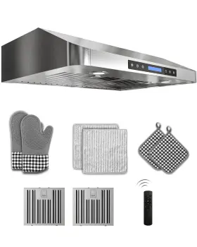 B0FQVZ2Q1Z FLYPINE Steel Cabinet Hood Cfm Ultra