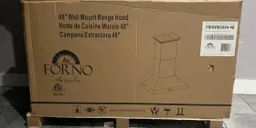 FRHWM5094-48 FORMO Forno Orvieto Wall Mount Hood Steel