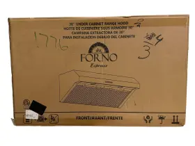 C-FRHUC5255-30WHT FORNO Espresso Bari Cfm Cabinet Hood Led