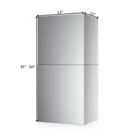 COVER-JQG-10FT FOTILE Hood Ceiling Draft Steel #3