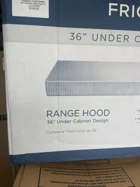 FHWC3625MSB FRIGIDAIRE Cabinet Hood #2