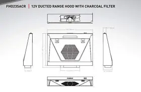 FHO23SACR-BL FURRION Rv Ducted Hood #2