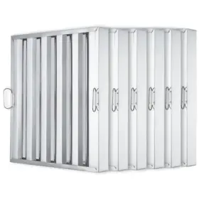 198290143122 GAOMON Hood Filter Grooves Kitchen Filte