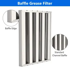 19.5WX23.5H GARVEE Hood Filters Kitchens Pack #3