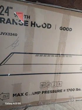 JVX3240 GE Cabinet Hood Steel #2